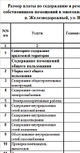 Тарифы и услуги